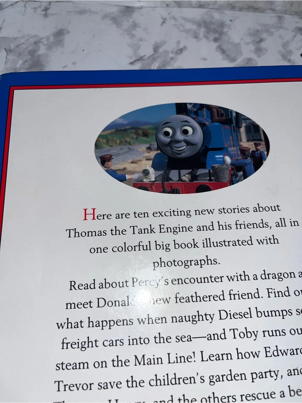 Vintage Thomas & Friends Story Book - Blue and Red Engines